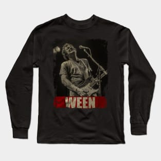 TEXTURE ART-Ween - RETRO STYLE 2 Long Sleeve T-Shirt